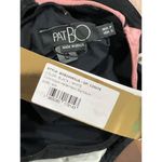 PatBO Colorblock Halter One Piece in Black white Small New Womens Swimsuit Photo 6