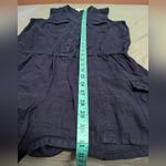 Joie  Linen V Neck Jumper Women's XSmall Navy Photo 6