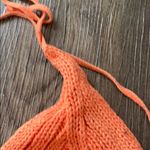 Stolen Hearts Orange Crotchet Bralette Photo 2