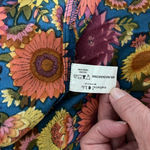 Natural Life Patti Tie Front Maxi with Sunflowers on Green Size L Photo 7