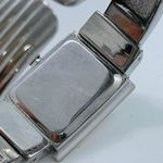 Collage ladies 20mm quartz analog cuff bracelet two tone watch size 6” runs Photo 5