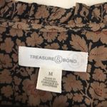 Treasure & Bond  Retro Floral Shirred Waist Midi Dress Photo 9