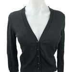 J.Crew Women's Black Long Sleeve V Photo 0