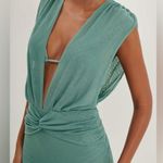 VIX Cindy Short Cover Up, Size Medium, Color: Reflection, $188 Green Photo 2