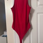 Red Tank Top Bodysuit Size L Photo 1