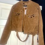 Rehab NWT Lab - Suede Wheat Utility Jacket – Size Large Photo 9