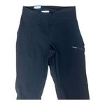 Columbia Active Fit Black straight Leg Pants Size S Regular Fleece Lined Pull On Photo 2