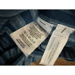 Loft Beach Women’s Linen Blend Striped Paper Bag Tie Waist Shorts White Blue XXS Photo 5