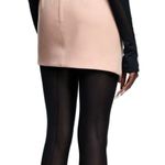 NWT H&M x MUGLER wool mini skirt antique pink Size 0 Photo 5