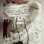 Rachel Zoe Dress - Estelle Back Cut-Out white maxi gown Size 6 all over lace NWT Photo 13