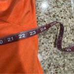 Bella Canvas Orange and Pink Ombré Tunic Top Hoodie Pullover Lace Hem Floral Pattern XL Photo 8