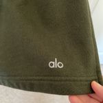 Alo Yoga Falls Green Short Sleeve Pullover Hoodie XS Photo 5