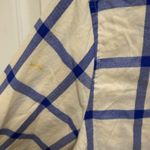 J Crew Boy Fit Plaid Button Down Shirt Cream Blue Size S NEW Windowpane Flannel Photo 2