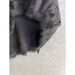 Taylor & Sage  Blouse Shift Lace Overlay Lined Black Size Small Sleeveless Photo 5