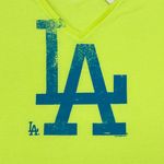 G-III Los Angeles LA Dodgers MLB Baseball Neon Graphic Logo  Shirt Women’s Size S Photo 1