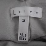 Leith Ruffle Stretch Knit Snap Bottom Sleeveless Bodysuit Gray Size XS Photo 3