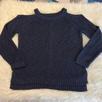 International concepts Cold Shoulder Sweater Women’s Size XL Blue Black Photo 5