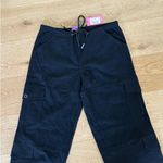 Edikted  - Cargo Pocket Drawstring Waist Joggers in Black Photo 1