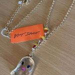 Betsey Johnson NWT  Ghost Necklace Photo 3