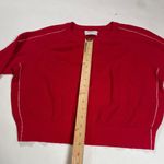 Babaton Lightweight Red White Crewneck Sweater Size S Womens Photo 5