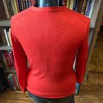 Magaschoni Magaschino cherry red tie button down M luxury cardigan Photo 1