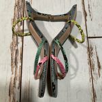 Steve Madden NWOT  LOFT SLIDE SANDALS MULTI SNAKE PRINT Photo 7