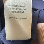 Rebecca Taylor  Navy Blue Crop Suit Pant Photo 8