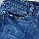 White House | Black Market  Blanc Bootcut Blue Jeans Womens 14R Denim Dark Stretch Photo 13