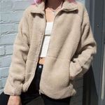 Brandy Melville John Galt Sherpa Teddy Jacket Photo 0