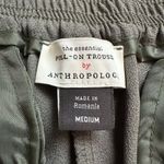 Anthropologie  moss green Essential Pull-On trouser pants size M Photo 6