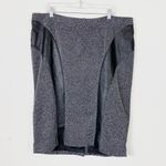 Lane Bryant Salt & Pepper Faux Leather Paneled Skirt Set Photo 5