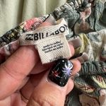 Billabong  Summer Sunsets Crinkle Floral Ruffle Off Shoulder Blouse Top M Photo 4