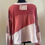 POL  brand cut and sew peace emblem long sleeve french terry top Photo 2