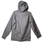 Uniqlo Jacket Women's Small Gray Hooded Utility Parka Zip Pockets Outdoor Coat Photo 1