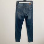 Judy Blue Skinny Fit Distressed Plaid Patch Jeans Size 7/28 Photo 6