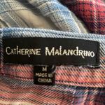 Catherine Malandrino  flannel M plaid popover. Photo 4