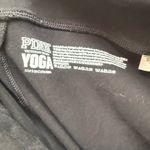 PINK - Victoria's Secret Vintage Victoria’s Secret Pink black fold down yoga capri pants Size S Photo 3