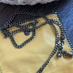 Stella McCartney ‘Falabella Shaggy Deer Faux Leather Chain Crossbody Bag Yellow Photo 3