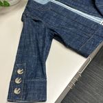 Loft Cropped Dark Denim Jacket 8p Photo 2