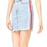 Kendall + Kylie Side-Stripe Denim Skirt Photo 0