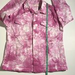 Electric & Rose Emerson Military Jacket Pink Tie Dye Medium NWT Photo 8
