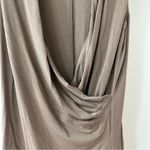 CAbi Taupe Draped Wrap Sleeveless Tank Top, Size S Photo 2
