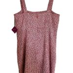 Forever 21 Red Tweed Sleeveless Jumper Mini Suit Dress Size Medium Photo 4