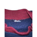 Vintage 90s Christmas Snowman Holiday Sweatshirt Grandma Core Navy L Blue Size L Photo 4