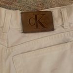 Calvin Klein White High waisted  Shorts VINTAGE Photo 4