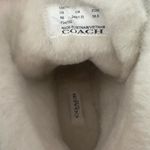 Coach LORRAINE Black/Mahogany Leather/Canvas Signature Lace Up Bootie 8 New Photo 10