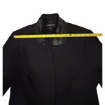 Lane Bryant  Women's Blazer Black Faux Leather Trim size 16 Photo 5