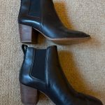 Madewell Regan Ankle Black Leather Booties Photo 2
