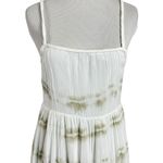 Aerie  Tie Dye Maxi Dress White Size Small Ethereal Goddess Summer Bohemian Beach Photo 2