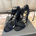 Vince Camuto Wendell Black Lace-Up Women's Shoes Photo 1